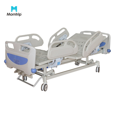 ABS Homecare Steel 3 Function Center Brake Electric Manual Hospital Medical Bed With Toilet